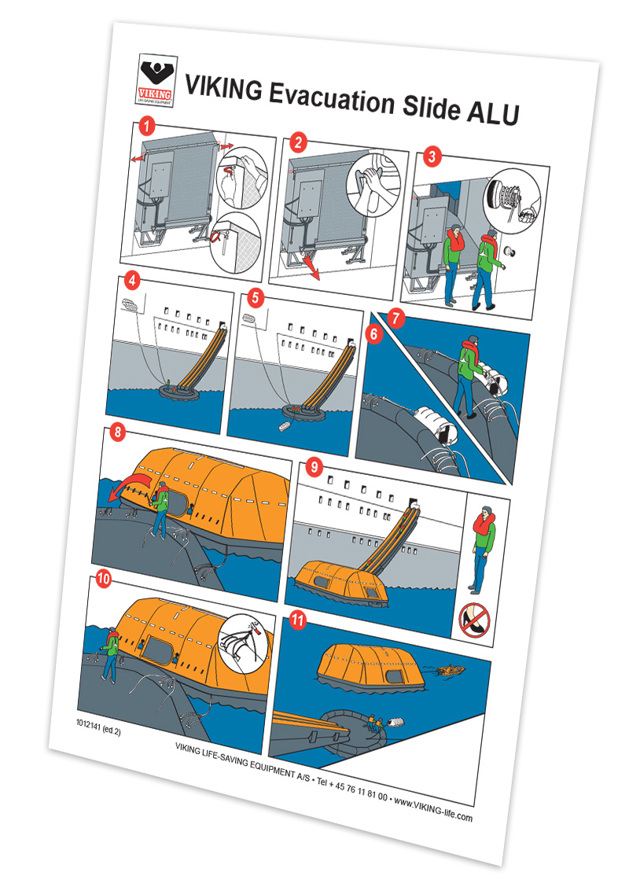 Launching instruction - VIKING, VES-DD, Aluminum